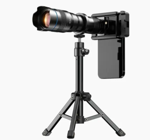 Apexel 36x telephoto zoom lens with tripod bundle for smartphones long-distance photography