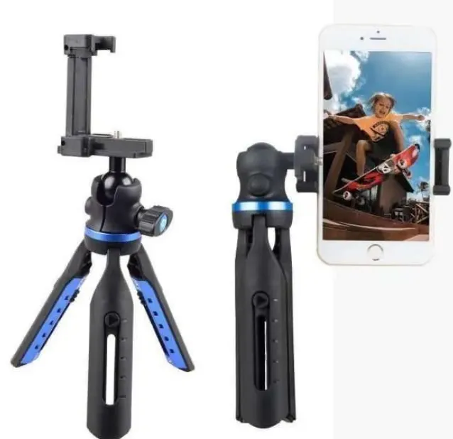 Apexel mini tripod compact tabletop stand for smartphone photography and video calls