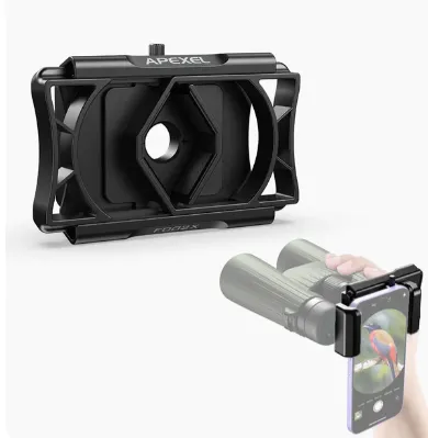 Apexel F002X universal smartphone adapter for binoculars and optical instruments
