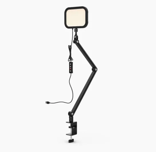 Apexel FL25 LED desk light for vlogging and video conferencing with professional illumination